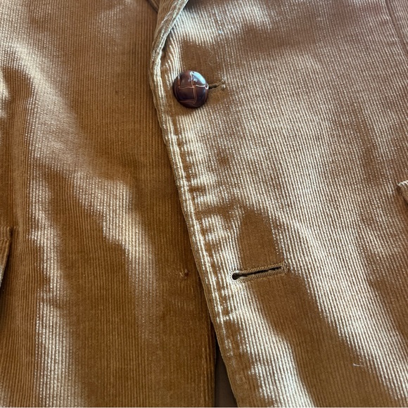 Vintage Cambridge Classics Mervyns Camel Corduroy Sport Coat Elbow Patches 42 - Picture 15 of 16